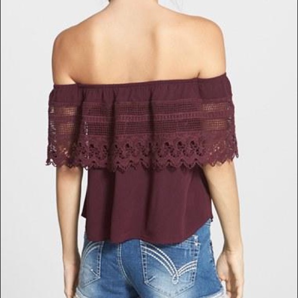 ~LAST CALL DONATING Socialite Crochet off shoulder - Picture 4 of 6